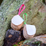 Nahkis pallopaketti pinkki-vihrea