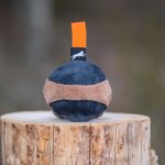 Moyhis mokkapallo musta-ruskea-oranssi