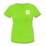 naisten tekninen t-paita vihrea