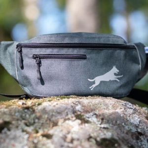 SporttiBägi (harmaa) - musta