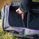 ReissuPakki lila ja irrotettava valiseina