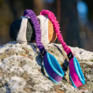 Tupla-JoustoMöyhikset pinkki-lila